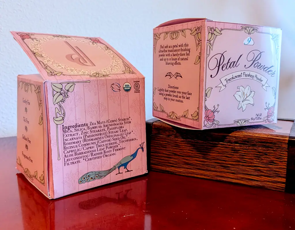 petal powder box
